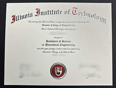 Illinois Institute of Technology diploma sample