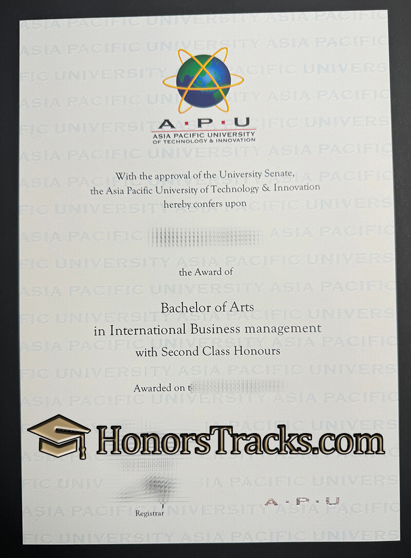 Buy Asia Pacific University diploma