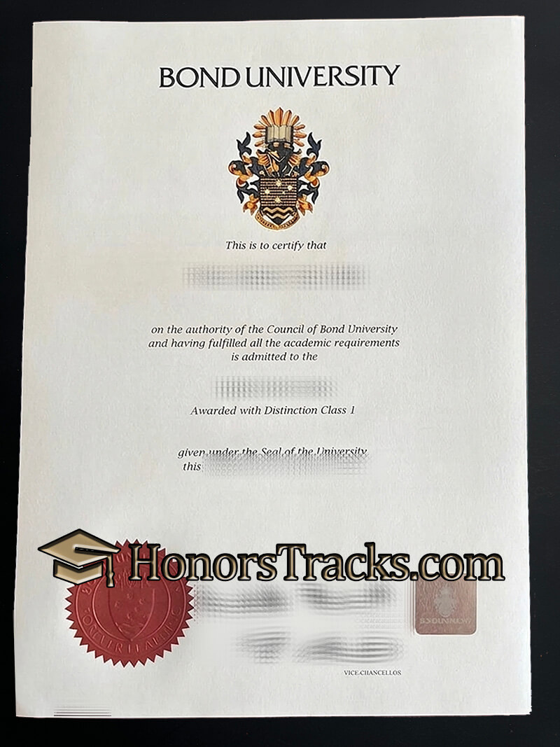 Buy Bond University diploma