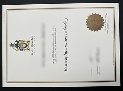 buy Central Queensland University diploma