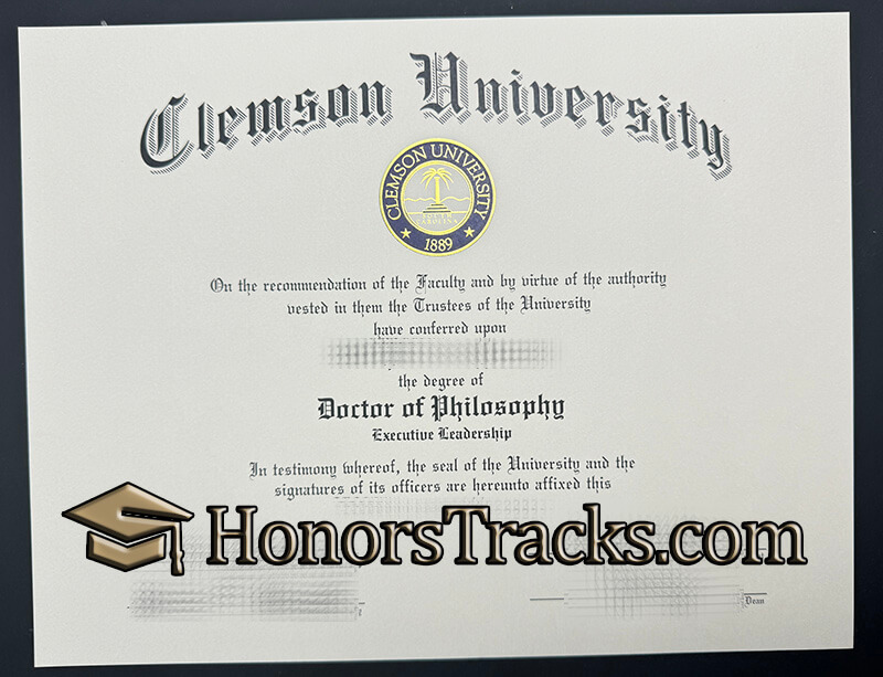 How to get a Clemson University diploma