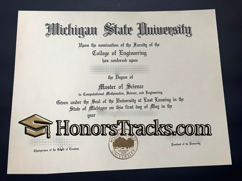 order Michigan State University diploma