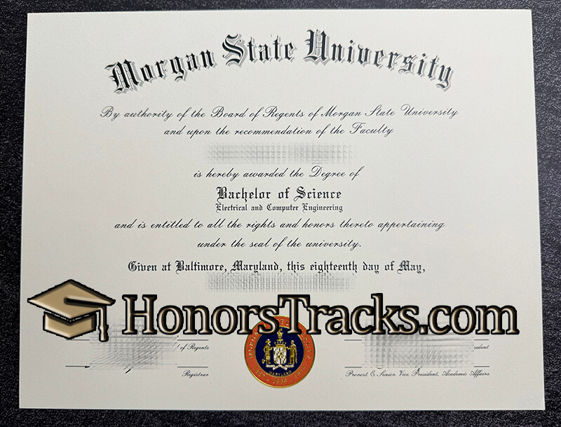 Buy Morgan State University diploma