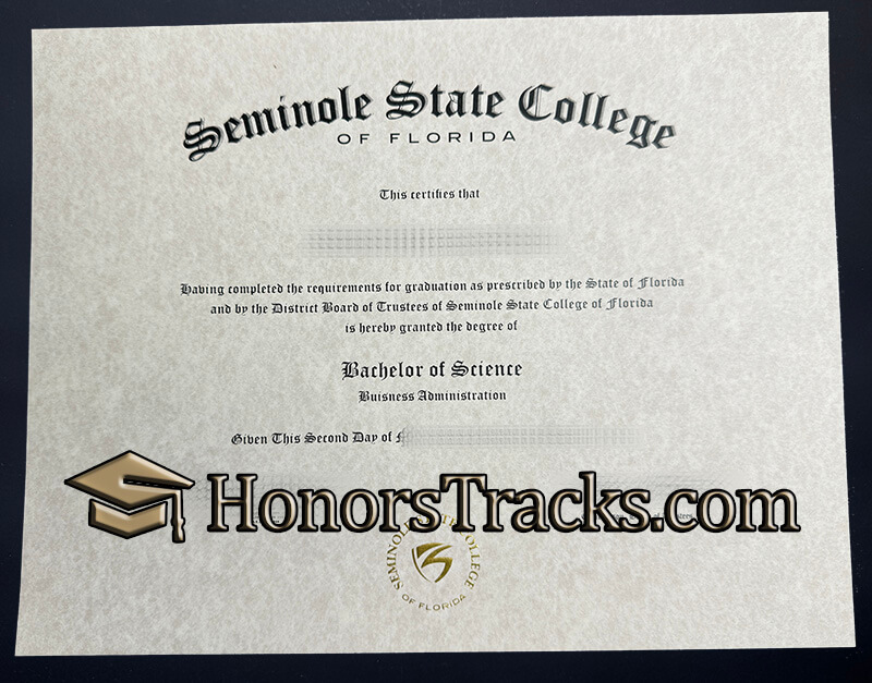 buy Seminole State College of Florida diploma