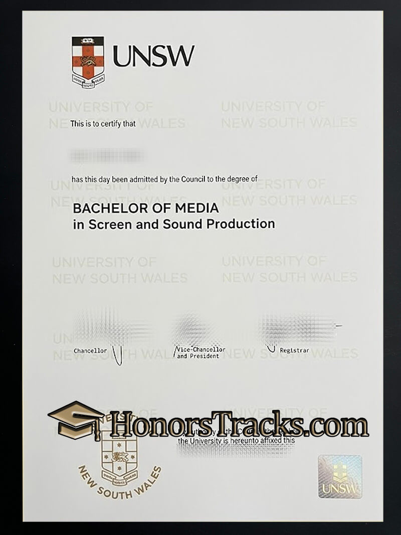 University of New South Wales degree