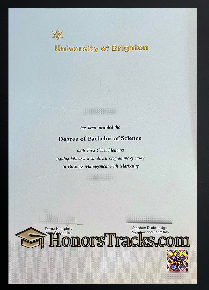 buy University of Brighton diploma