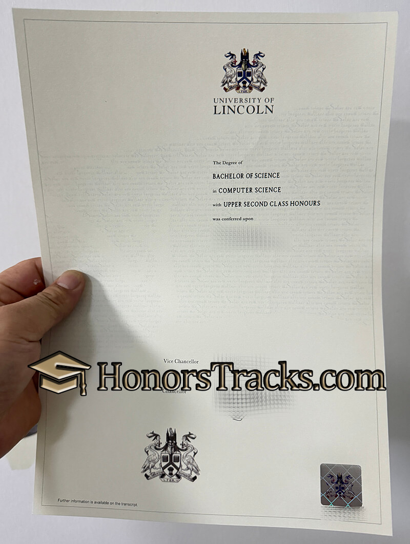get University of Lincoln diploma