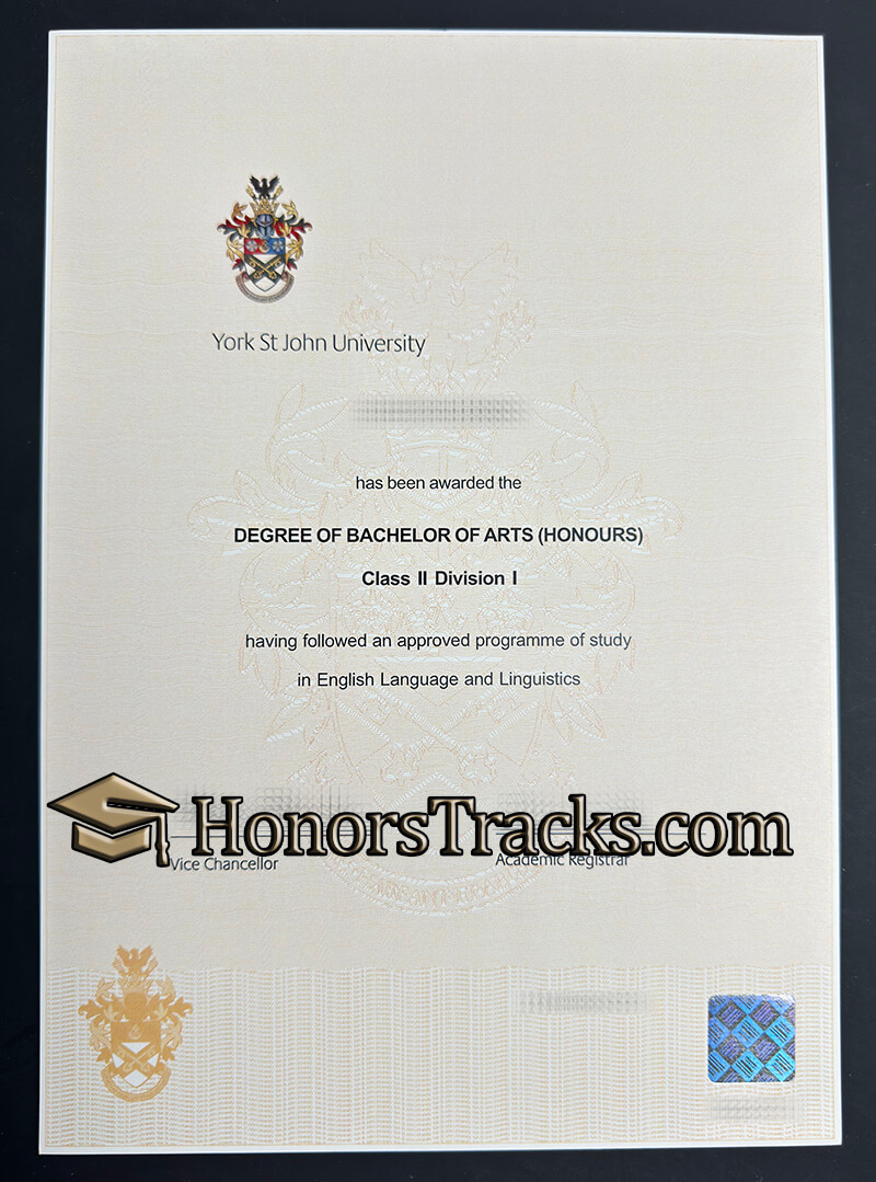 buy York St John University diploma