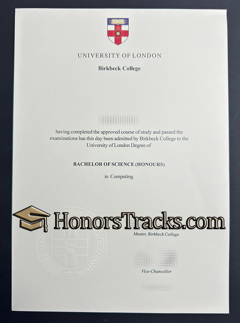 Buy Birkbeck College diploma