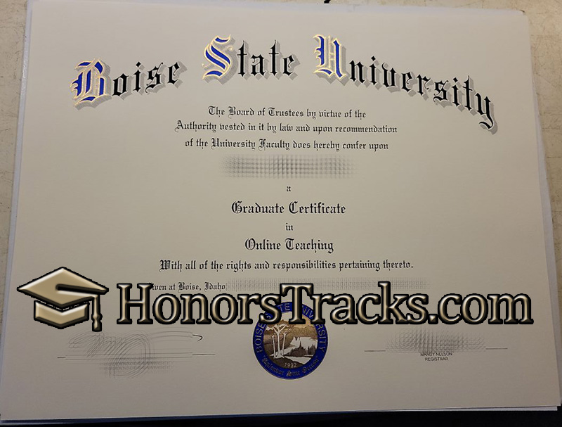 Buy Boise State University diploma
