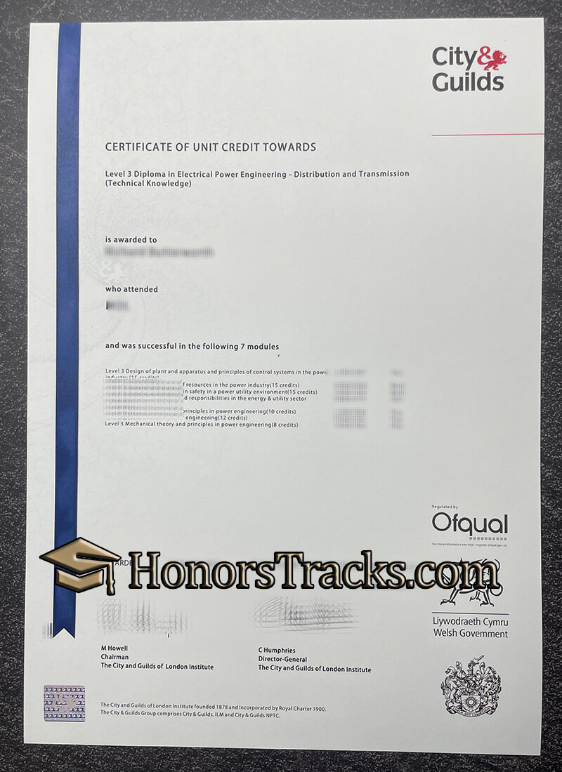 Buy City and Guilds Level 3 Certificate