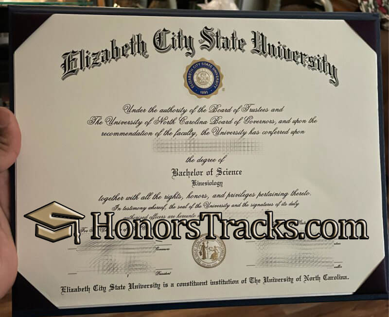 How to order Elizabeth City State University diploma