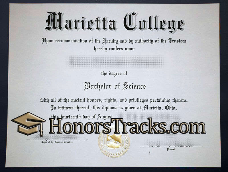 buy Marietta College diploma