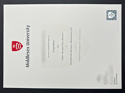 Make Middlesex University diploma