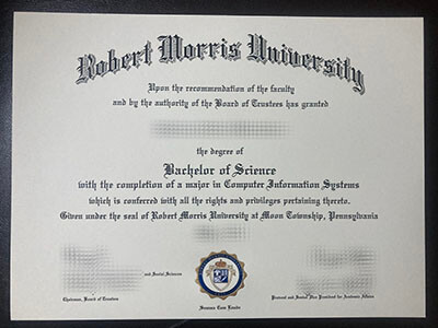 order Robert Morris University certificate1