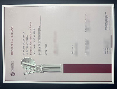 Make Sapienza Università di Roma diploma