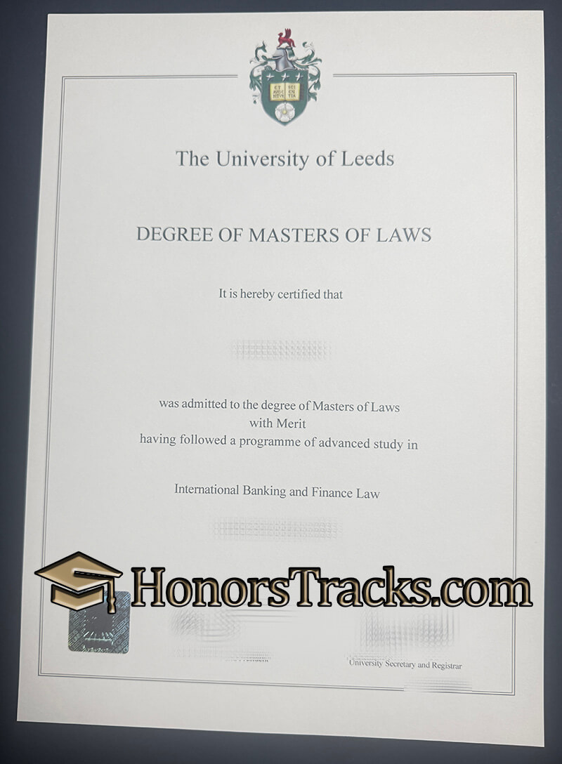 Order University of Leeds diploma
