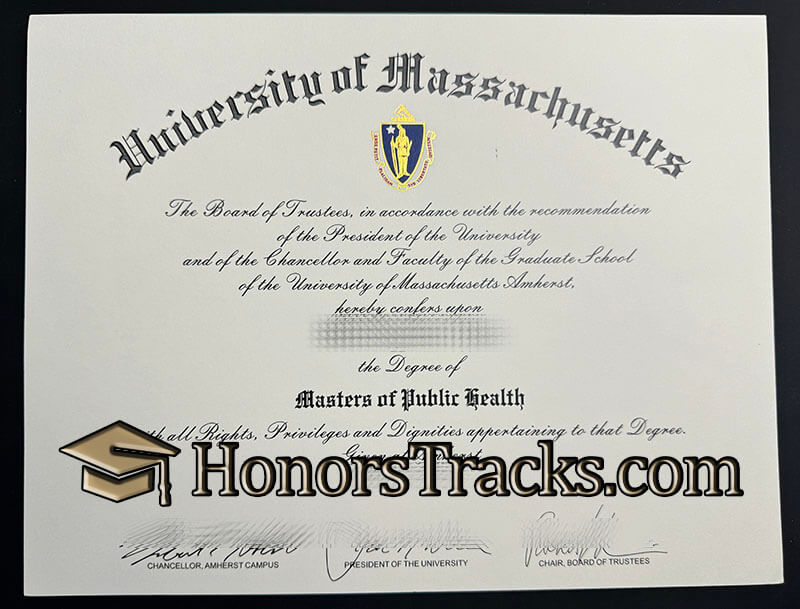 Order University of Massachusetts diploma