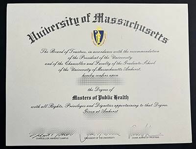 get a University of Massachusetts diploma