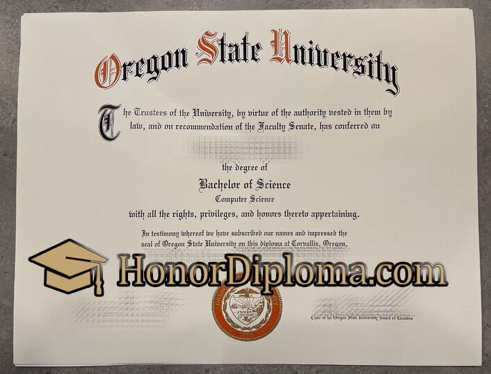 buy Oregon State University diploma