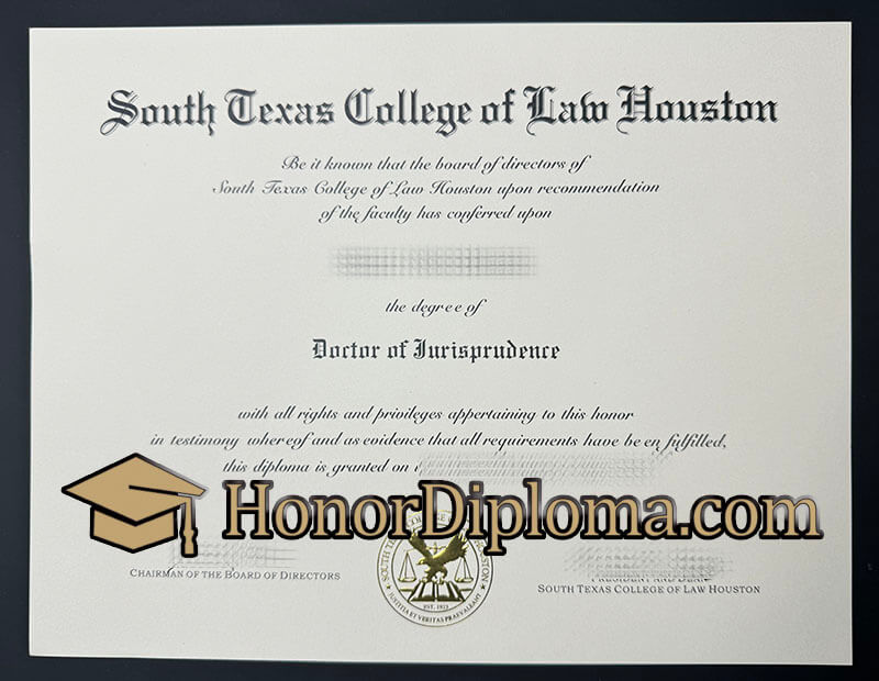South Texas College of Law Houston degree