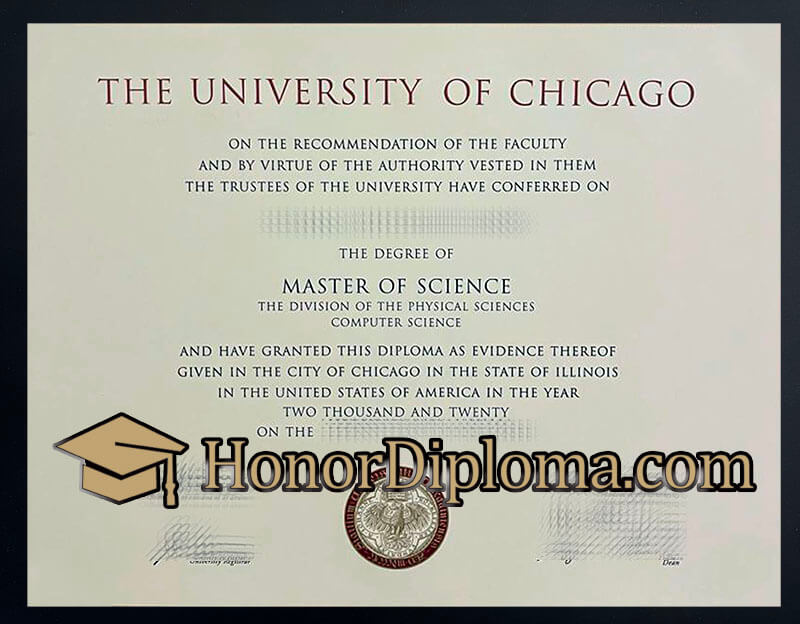 BUY University of Chicago diploma