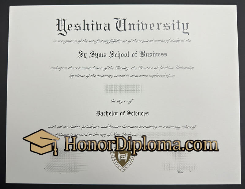buy Yeshiva University diploma