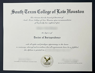 Make South Texas College of Law Houston diploma